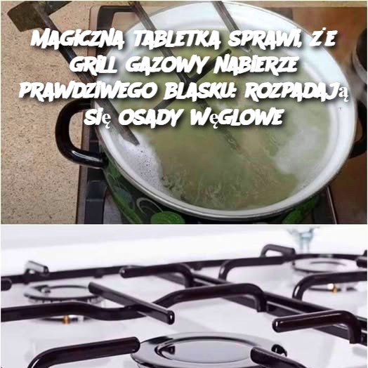 Magiczna tabletka sprawi, że grill gazowy nabierze prawdziwego blasku: Rozpadają się osady węglowe