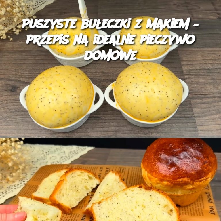 Puszyste bułeczki z makiem – przepis na idealne pieczywo domowe