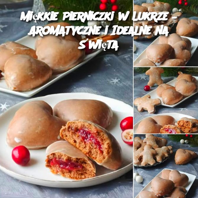 Miękkie Pierniczki w Lukrze – Aromatyczne i Idealne na Święta