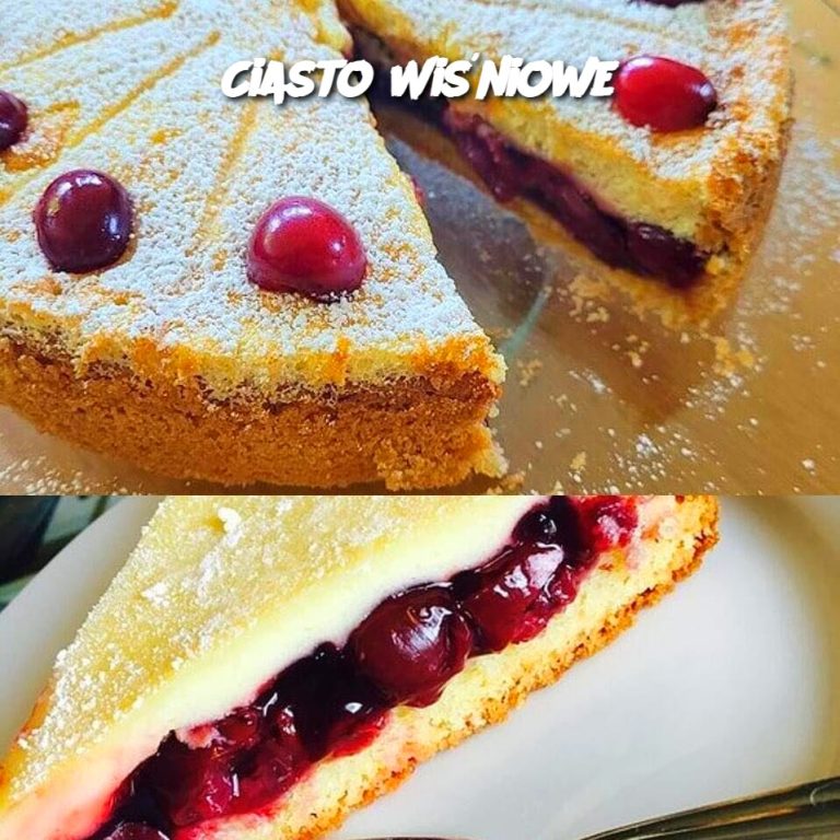 Ciasto Wiśniowe – Klasyczna Słodycz z Nutą Owocowego Smaku 🍒