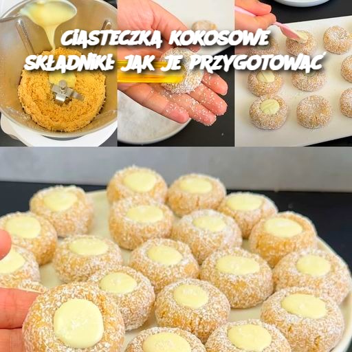 Ciasteczka kokosowe 3 składniki: Jak je przygotować