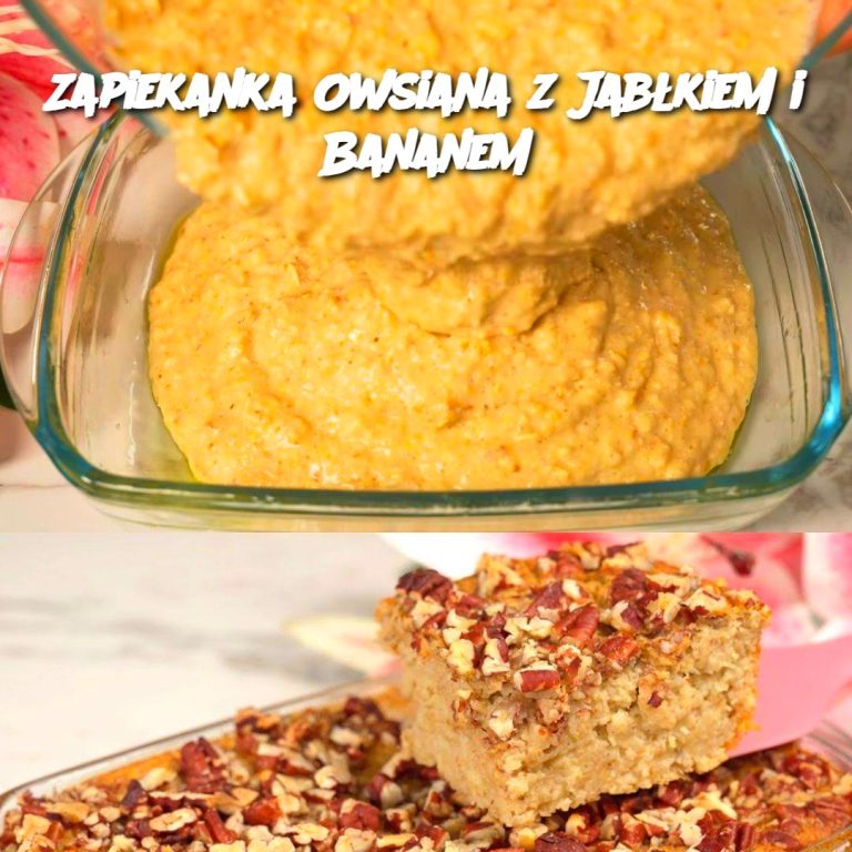 Zapiekanka Owsiana z Jabłkiem i Bananem 🍎🍌