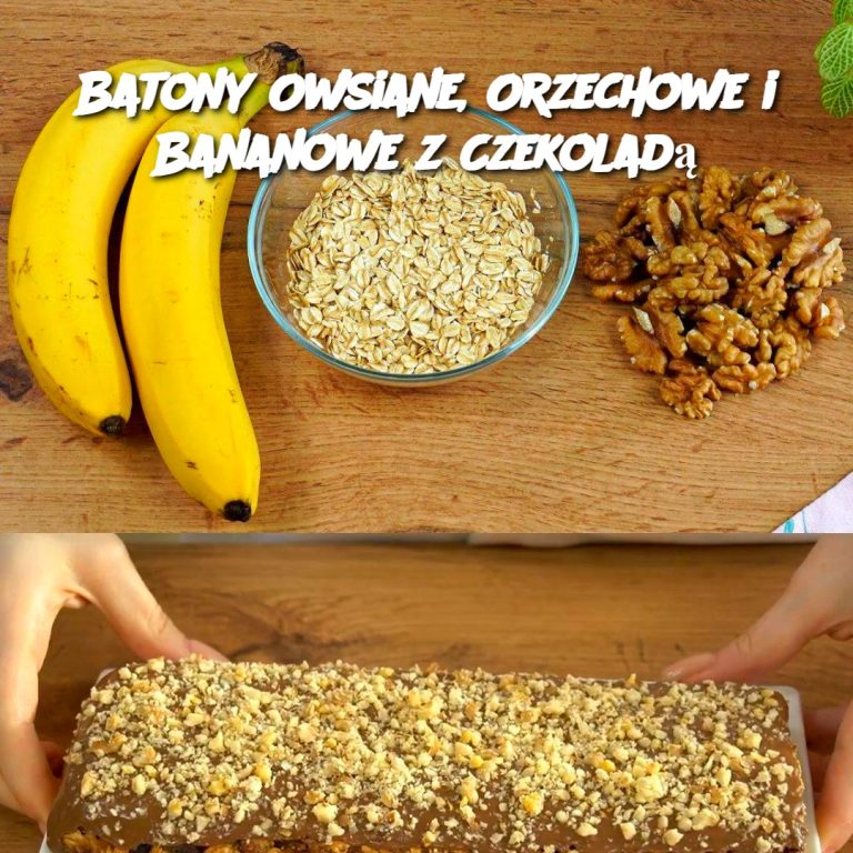 Batony Owsiane, Orzechowe i Bananowe z Czekoladą