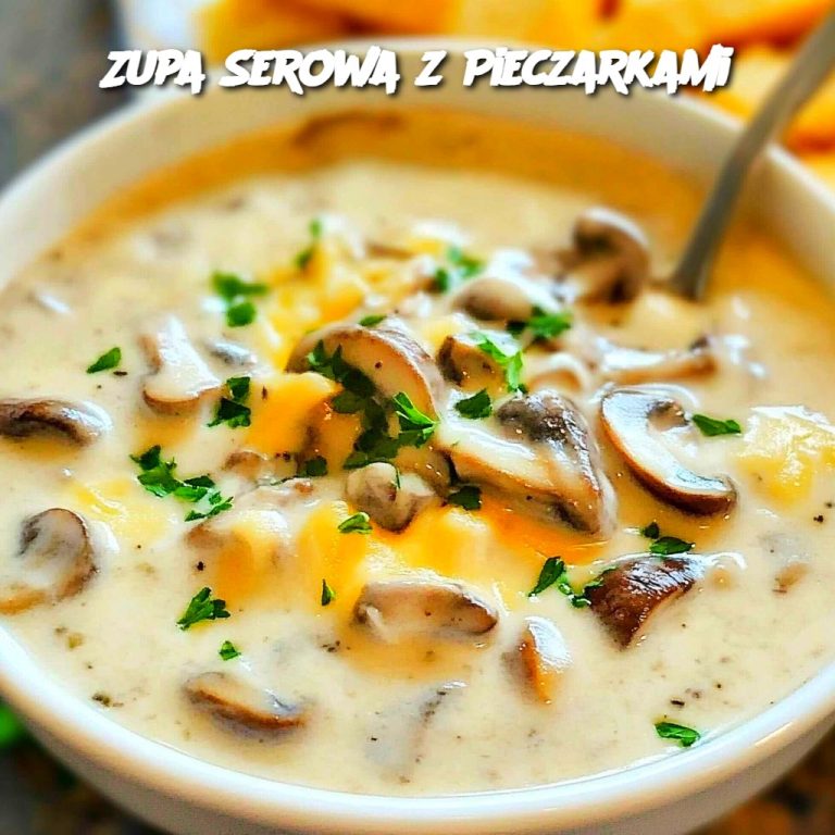 Zupa Serowa z Pieczarkami 🍄🧀