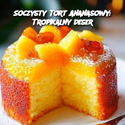 Soczysty Tort Ananasowy: Tropikalny Deser 🍍