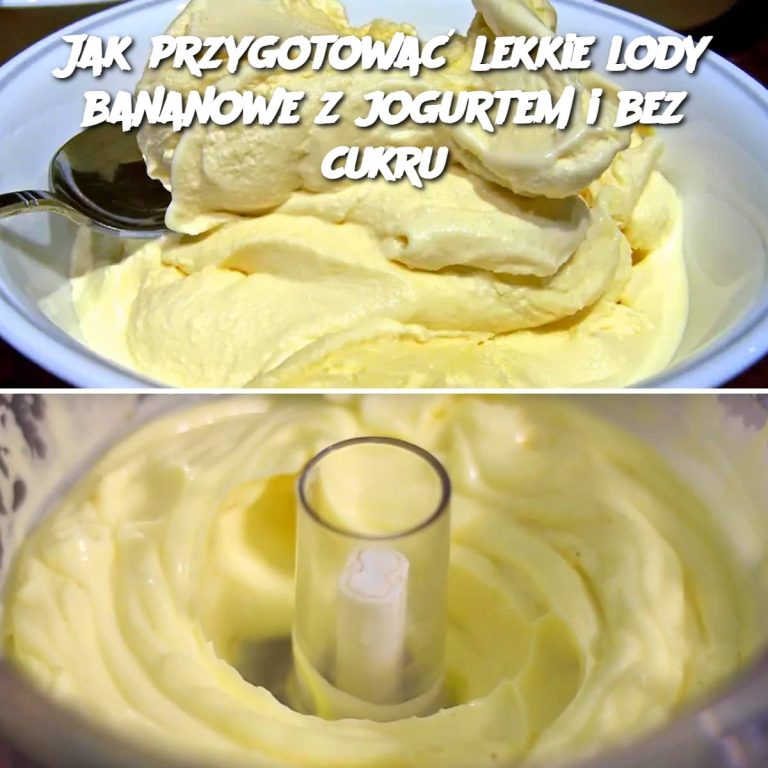 Jak przygotować lekkie lody bananowe z jogurtem i bez cukru 🍌🍦