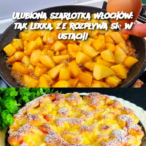 Ulubiona szarlotka Włochów: Tak lekka, że rozpływa się w ustach! 🍏🇮🇹