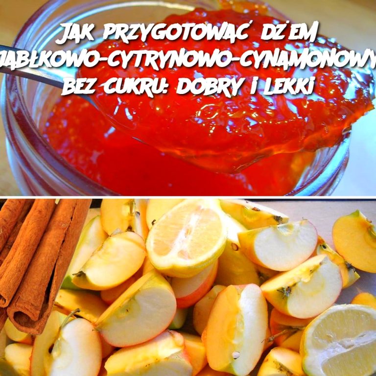 Jak przygotować dżem jabłkowo-cytrynowo-cynamonowy bez cukru: dobry i lekki 🍎🍋