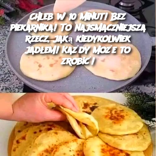 Chleb w 10 minut! Bez piekarnika! To najsmaczniejsza rzecz, jaką kiedykolwiek jadłem! Każdy może to zrobić!