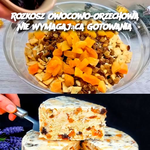 Rozkosz Owocowo-Orzechowa Nie Wymagająca Gotowania 🍓🥜