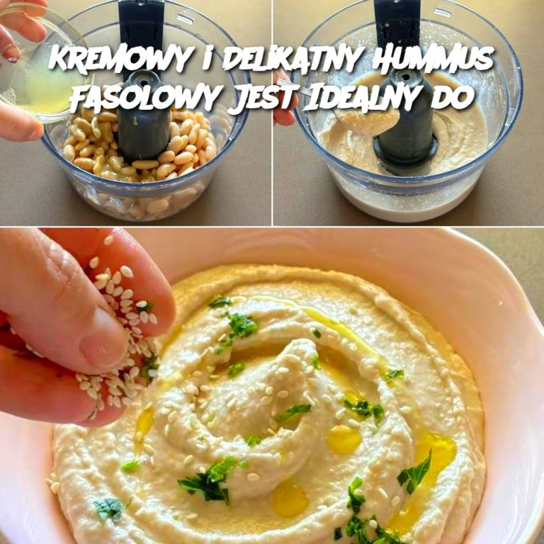 Kremowy i Delikatny Hummus Fasolowy Jest Idealny do Każdego Stołu