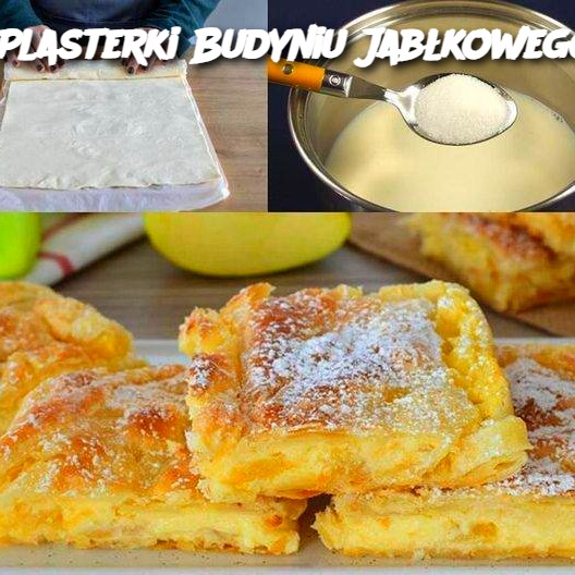 Plasterki Budyniu Jabłkowego 🍏