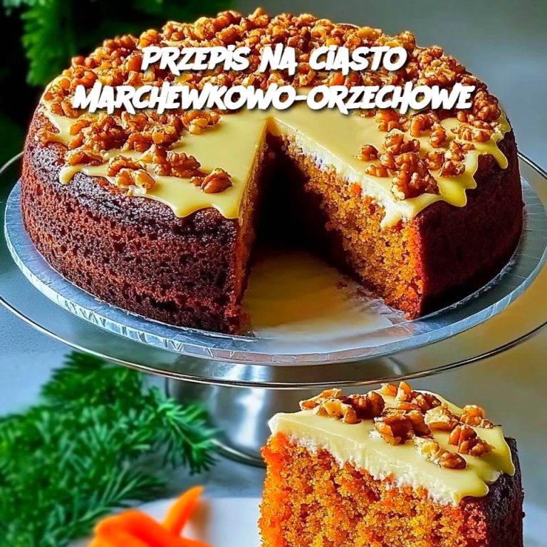 Przepis na Ciasto Marchewkowo-Orzechowe 🍰