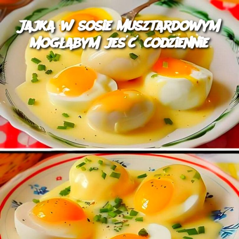 Jajka w sosie musztardowym – Pyszny, prosty przepis, który pokochasz! 🥚✨