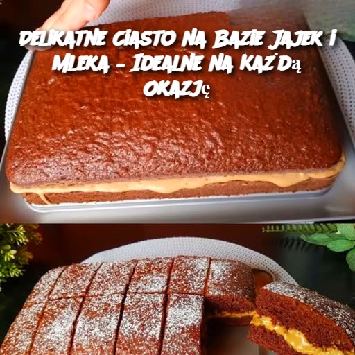 Delikatne Ciasto na Bazie Jajek i Mleka – Idealne na Każdą Okazję