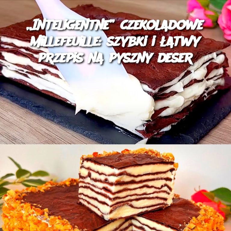 „Inteligentne” czekoladowe millefeuille: szybki i łatwy przepis na pyszny deser