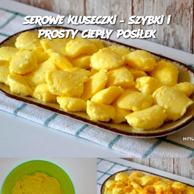 Serowe Kluseczki – Szybki i Prosty Ciepły Posiłek 🧀🍽️