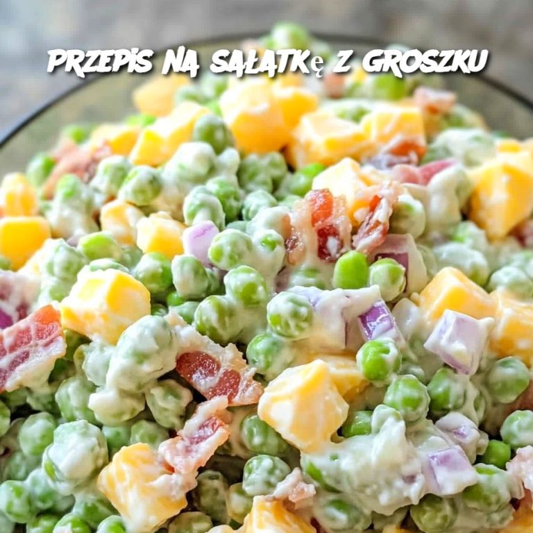 Sałatka z Groszku – Prosty i Pyszny Przepis 🌱