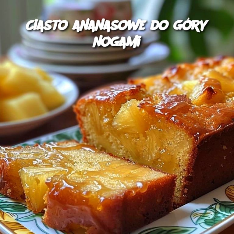 Ciasto ananasowe do góry nogami 🍍