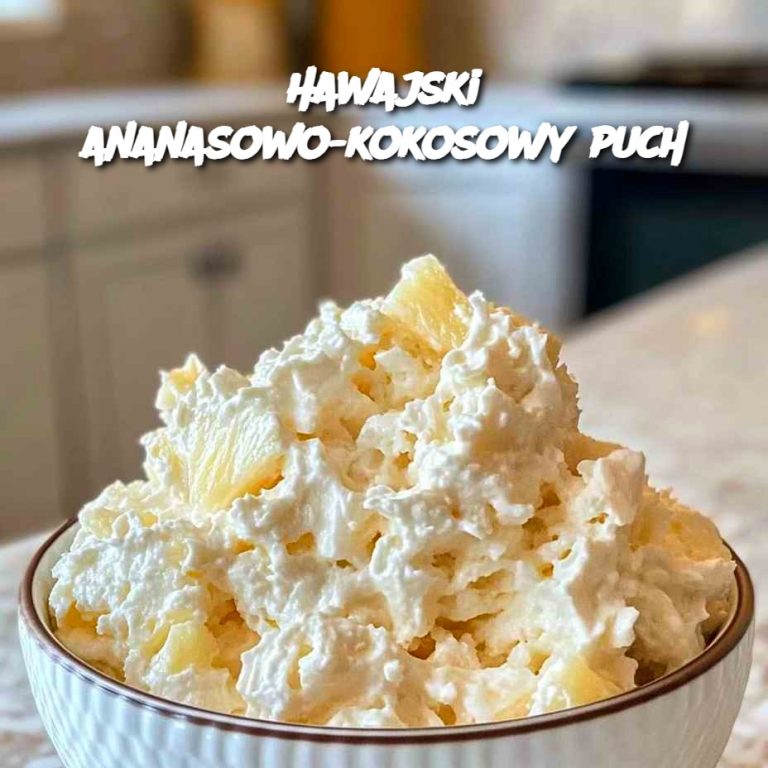 Hawajski Ananasowo-Kokosowy Puch 🍍🥥