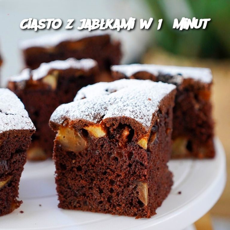 🍏 Ciasto z jabłkami w 15 minut – szybki i pyszny deser! 🍎