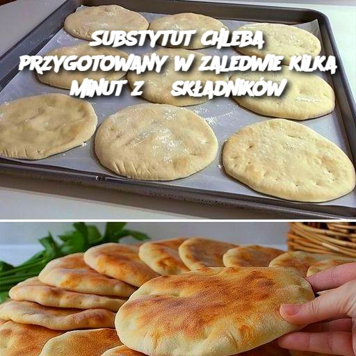 Substytut chleba przygotowany w zaledwie kilka minut z 3 składników