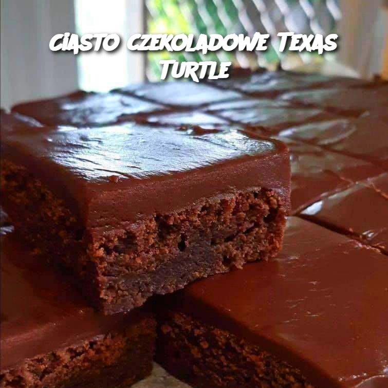 Ciasto Czekoladowe Texas Turtle 🍫🐢