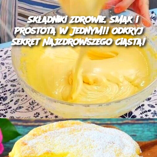 🍰 3 Składniki – Zdrowie, Smak i Prostota w Jednym! Odkryj Sekret Najzdrowszego Ciasta!