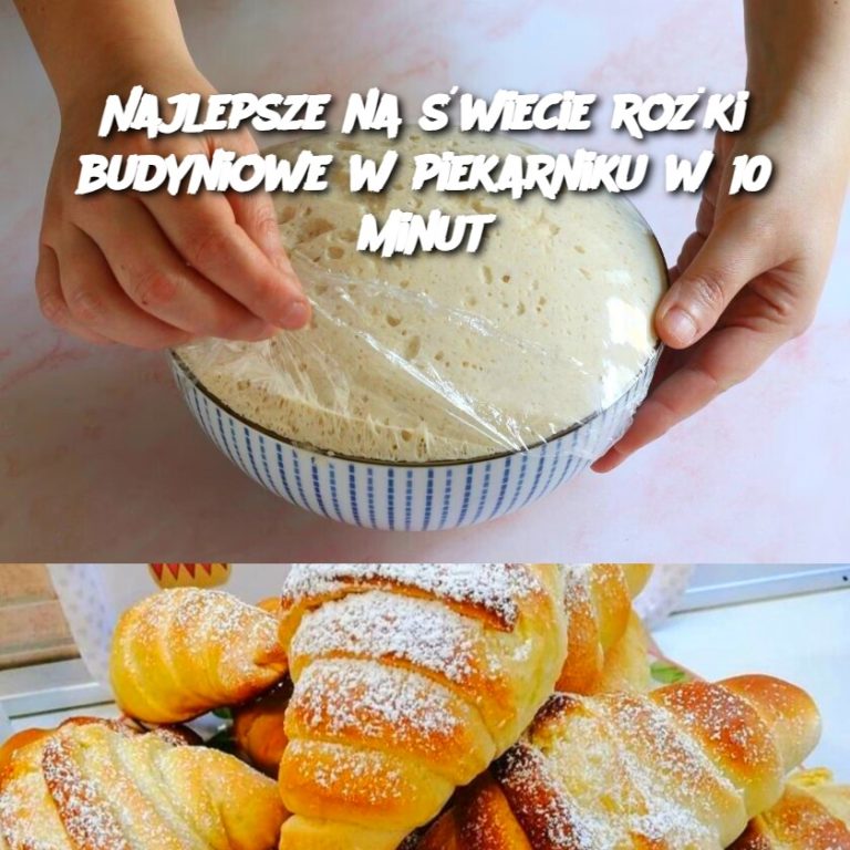 Najlepsze na świecie rożki budyniowe w piekarniku w 10 minut 😍🥐