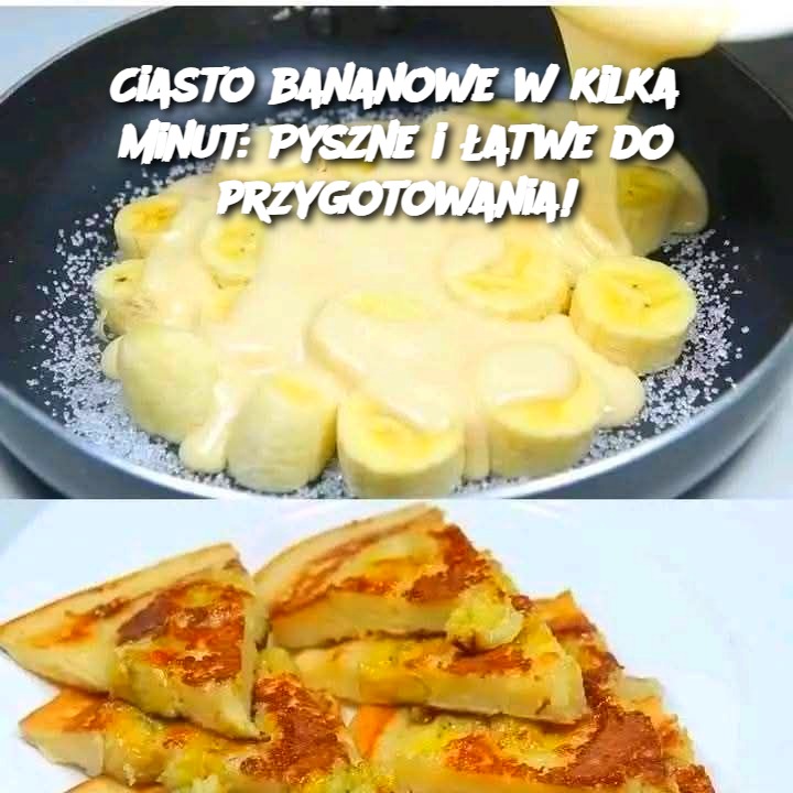 🍌 Ciasto Bananowe w Kilka Minut: Pyszne i Łatwe do Przygotowania!