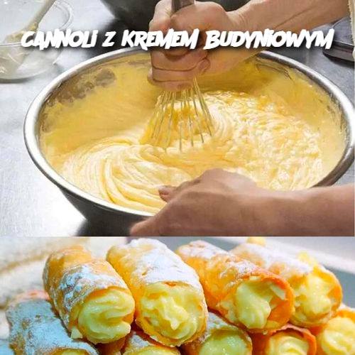 Cannoli z Kremem Budyniowym – Włoski Klasyk w Nowej Odsłonie