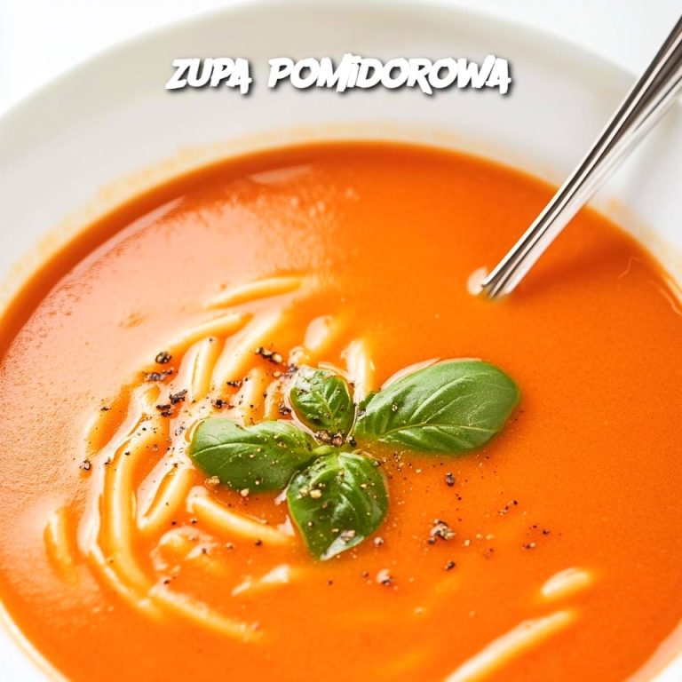 Zupa Pomidorowa – Klasyka w Nowoczesnym Wydaniu 🍅