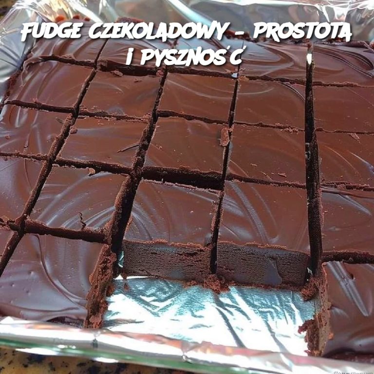 Fudge Czekoladowy – Prostota i Pyszność 🍫