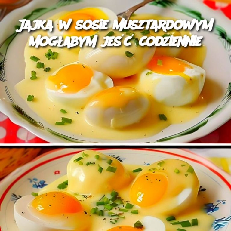 Jajka w Sosie Musztardowym Mogłabym Jeść Codziennie 🍳✨