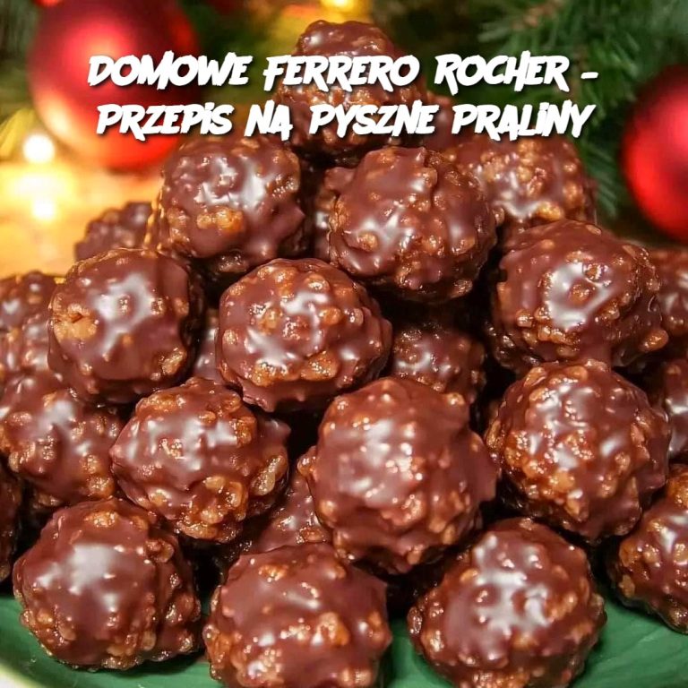 Domowe Ferrero Rocher – Przepis na Pyszne Praliny 🍫✨