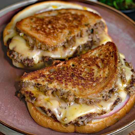 Patty Melt z Tajemnym Sosem