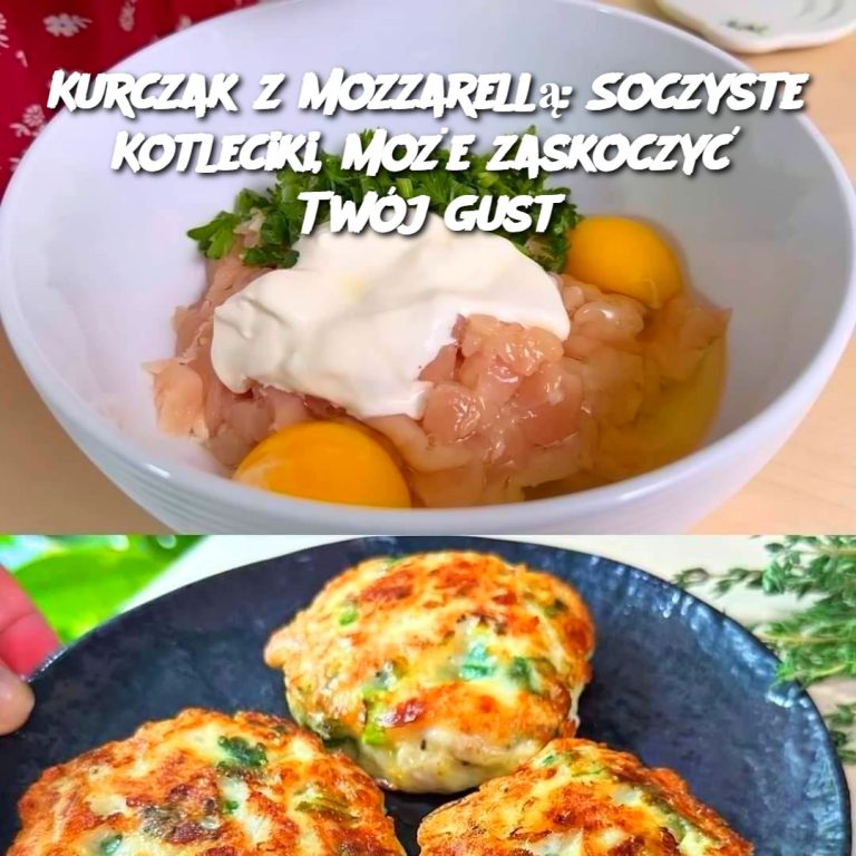 Kurczak z Mozzarellą: Soczyste Kotleciki, Może zaskoczyć Twój gust