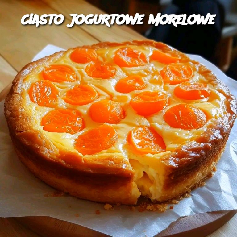 Ciasto Jogurtowe Morelowe – Delikatne i Wilgotne Ciasto na Każdą Okazję 🍑