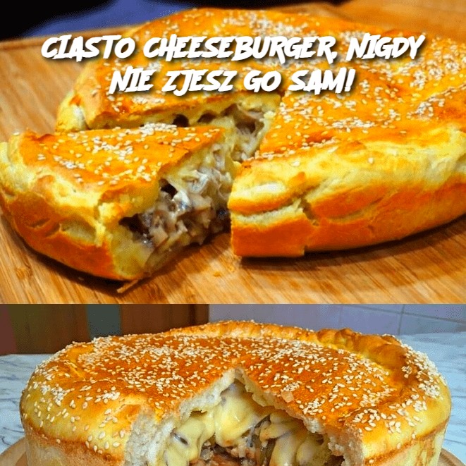 🍔 CIASTO CHEESEBURGER – NIGDY NIE ZJESZ GO SAM! 🧀