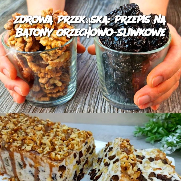🥜 Zdrowa Przekąska: Przepis na Batony Orzechowo-Śliwkowe 🍫