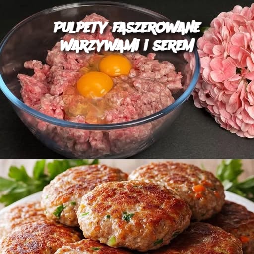 🍽️ Pulpety Faszerowane Warzywami i Serem – Soczysty Obiad dla Całej Rodziny!