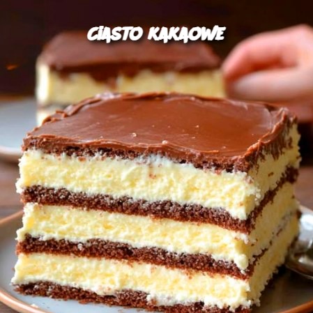 🍫 Ciasto Kakaowe – Wilgotne, Aromatyczne i Proste do Zrobienia!