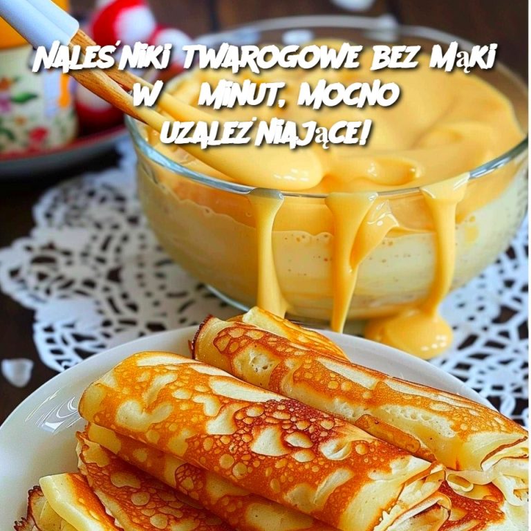 Naleśniki twarogowe bez mąki w 5 minut – mocno uzależniające!