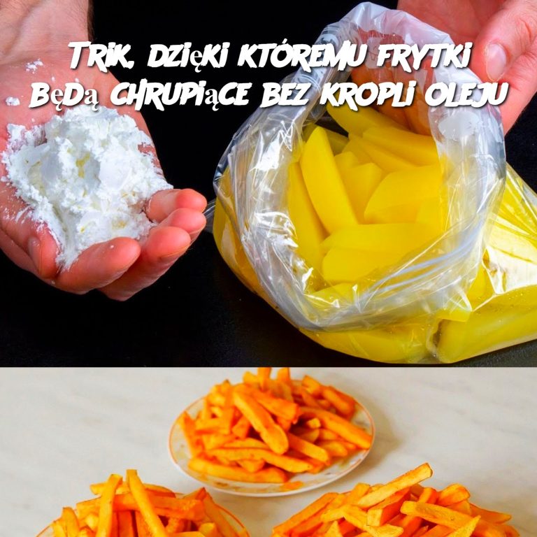 🥔 Trik, dzięki któremu frytki będą chrupiące bez kropli oleju 🍟✨