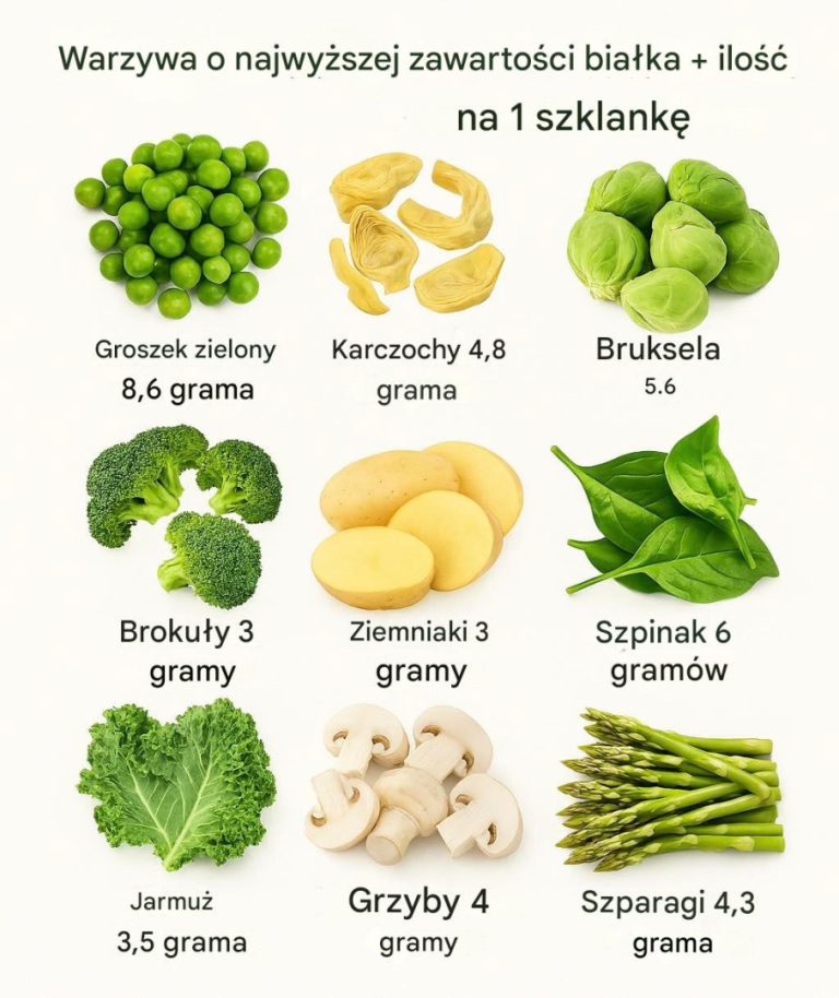 Warzywa najbogatsze w białko – które warto dodać do swojej diety