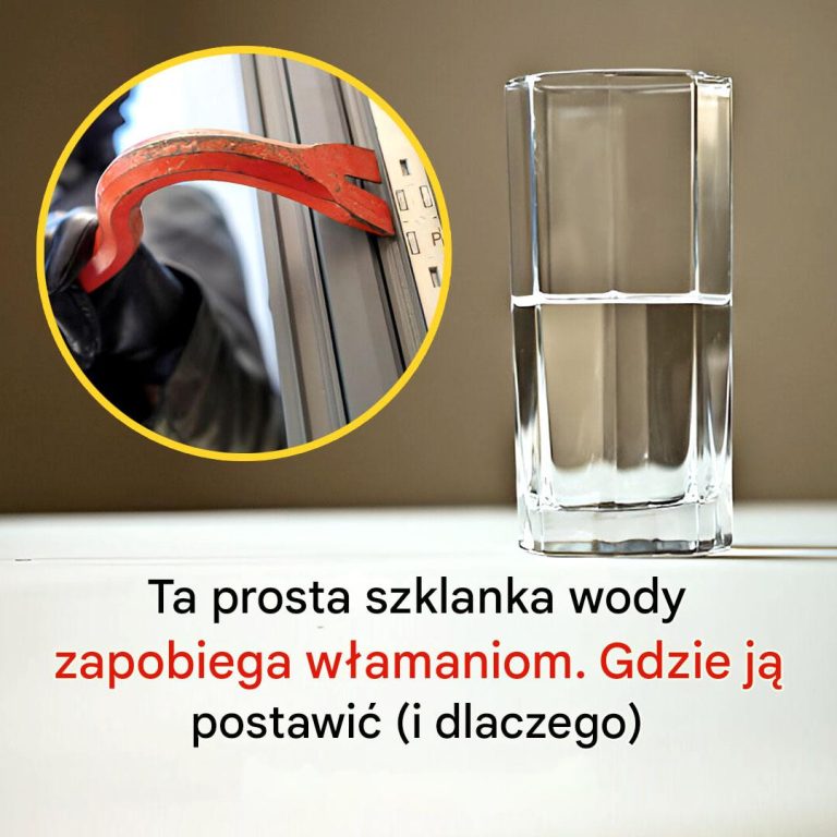 Ta prosta szklanka wody zapobiega włamaniom. Gdzie ją umieścić (i dlaczego)