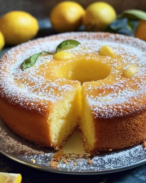 Ciasto 12 Łyżek – Bez Wagi – Łatwy Przepis! Cytrynowe ciasto