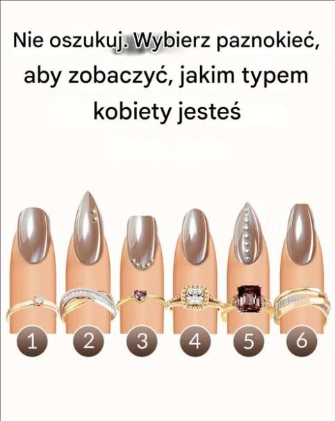 Nie gadaj. Wybierz paznokieć, aby zobaczyć, jakim typem kobiety jesteś