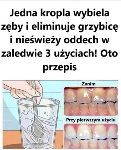 Usuń kamień nazębny i wybiel je dzięki temu prostemu przepisowi.