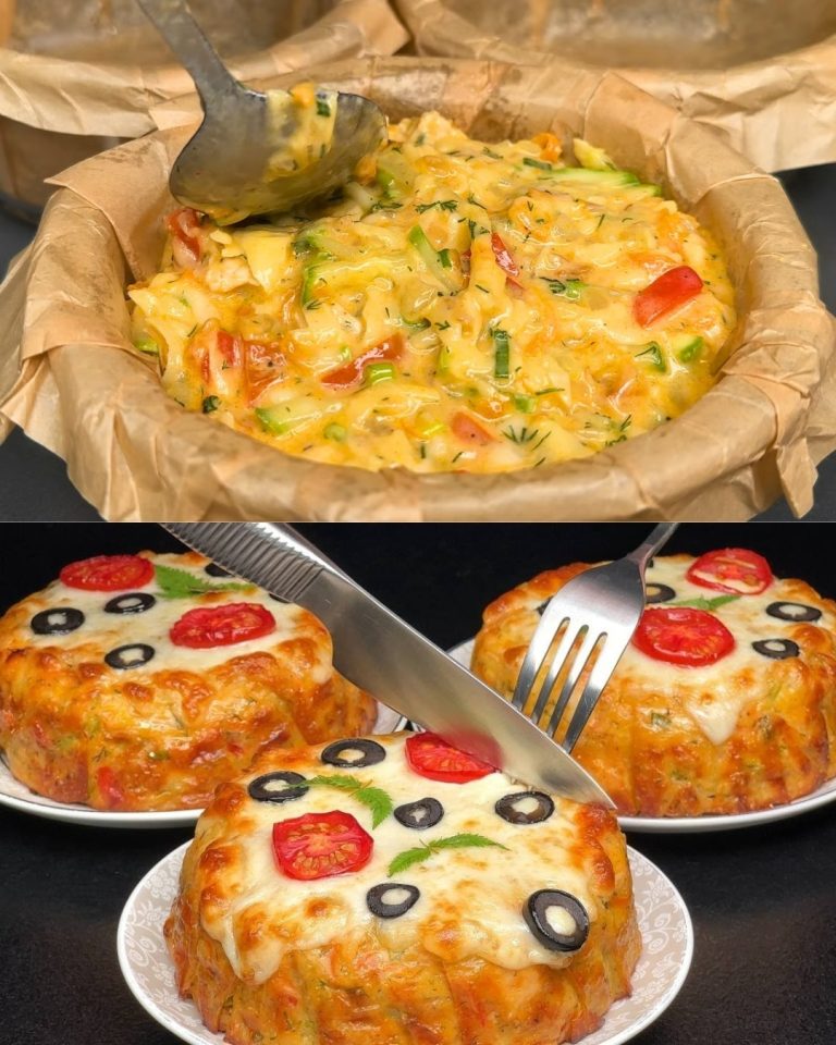Zapiekanka z kurczakiem i warzywami z mozzarellą